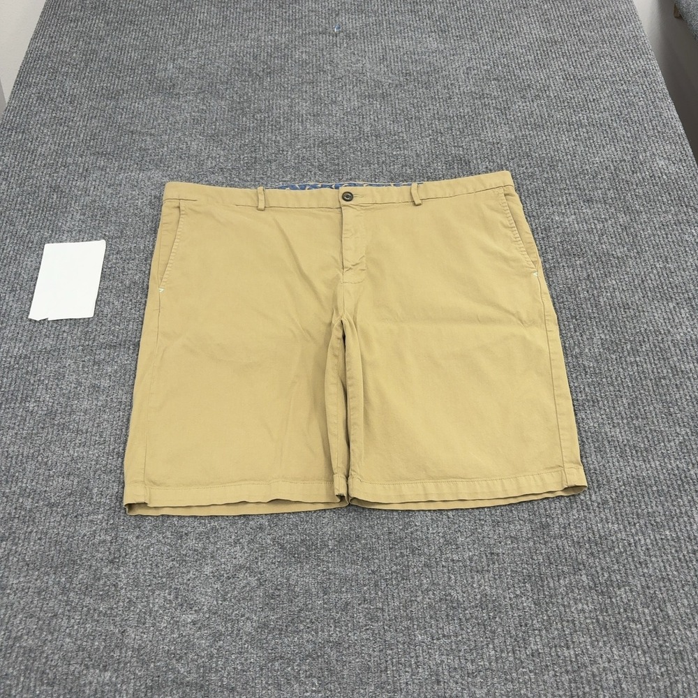Tommy Bahama Shorts Mens 44 Tan Pima Cotton Chino Boracay Casual Island Beach